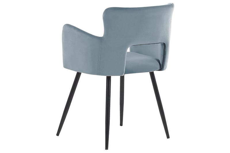 Setti kahdesta ruokatuolista Sanilac - Vaaleansininen, Musta - Huonekalut - Tuoli & nojatuoli - Ruokapöydän tuolit