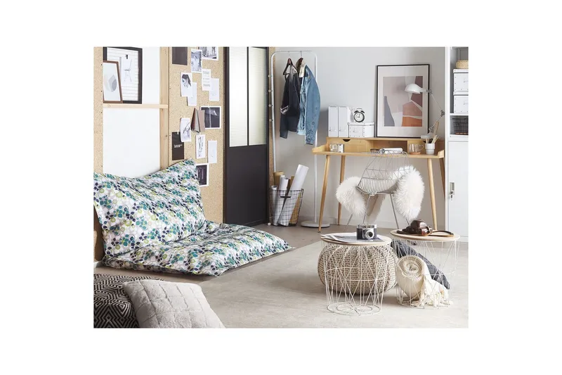 Sittsäck Beliani Fuzzy Beige, brun, 140x180x20 cm Multicolored||White||blue||Green||Grey - Huonekalut - Tuoli & nojatuoli - Säkkituoli