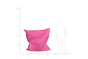 Sittsäck Beliani Fuzzy Beige, brun, 140x180x20 cm Pink - Huonekalut - Tuoli & nojatuoli - Säkkituoli