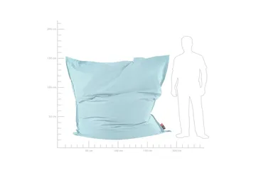 Sittsäck Beliani Fuzzy Blå, 180x230x20 cm Light blue - Huonekalut - Tuoli & nojatuoli - Säkkituoli