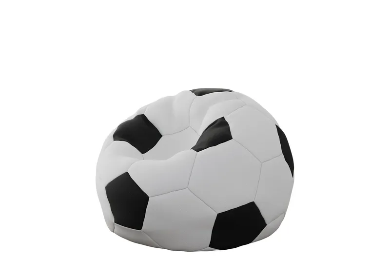 Svalliden Säkkituoli 95 cm, Valkoinen / Musta