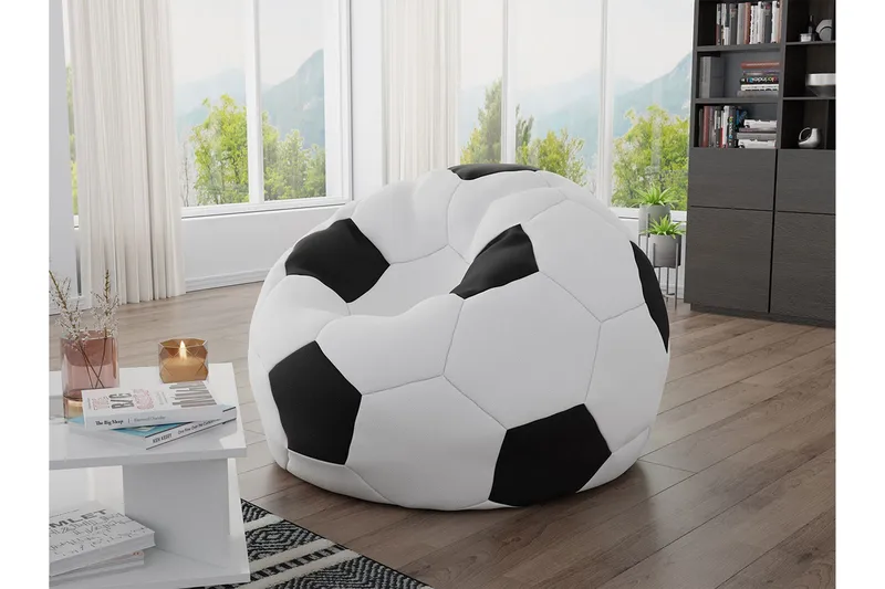 Svalliden Säkkituoli 95 cm - Valkoinen / Musta - Huonekalut - Tuoli & nojatuoli - Säkkituoli