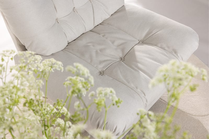 Tavallinen käsinojallinen nojatuoli Venture Home Florens-nojatuoli Luonnonvalkoinen - Huonekalut - Tuoli & nojatuoli - Nojatuoli & lepotuoli