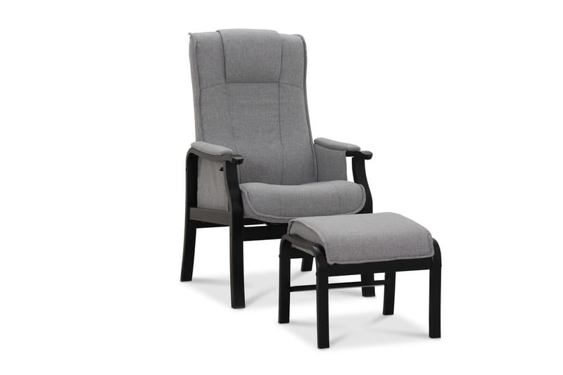 Tavallinen nojatuoli ilman käsinojia Saika-nojatuoli Vaaleanharmaa, undefined