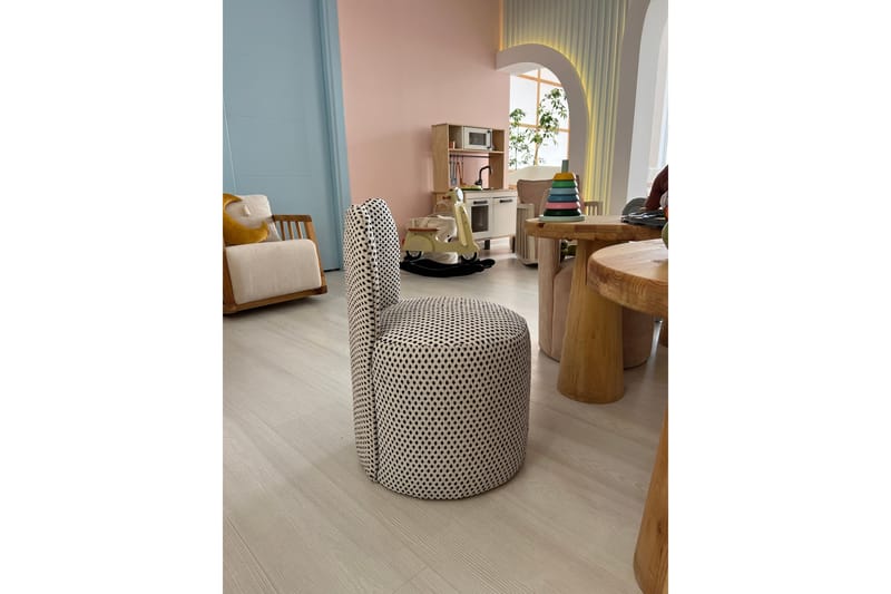 Tavsan Nojatuoli - Musta/Valkoinen - Huonekalut - Lasten kalusteet - Lasten tuoli & juniorituoli - Lasten nojatuoli