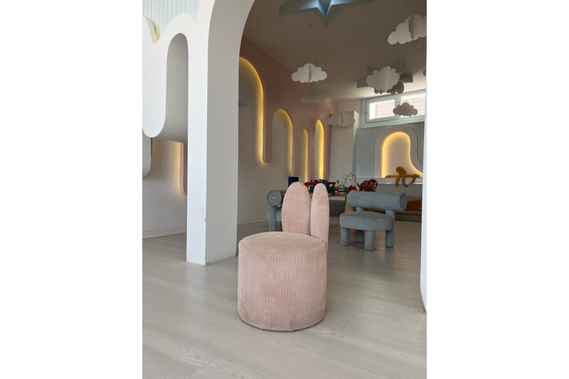 Tavsan Nojatuoli - Roosa - Huonekalut - Lasten kalusteet - Lasten tuoli & juniorituoli - Lasten nojatuoli