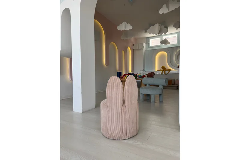 Tavsan Nojatuoli - Roosa - Huonekalut - Lasten kalusteet - Lasten tuoli & juniorituoli - Lasten nojatuoli