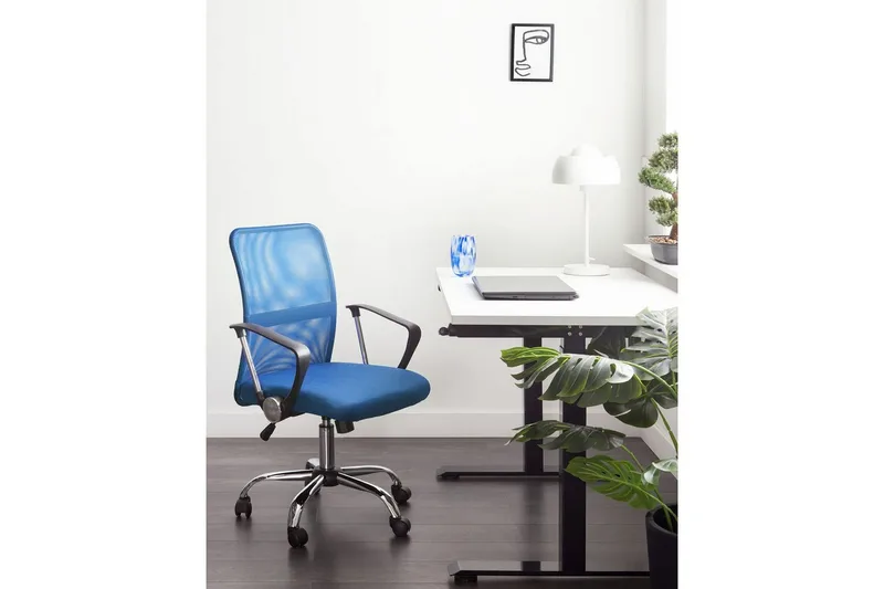 Toimistotuoli Best Sininen/Hopea/Sininen - Sininen/Hopea/Sininen - Huonekalut - Tuoli & nojatuoli - Työtuolit