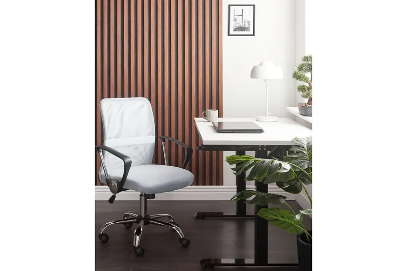 Toimistotuoli Best Valkoinen/hopea/musta/harmaa - Valkoinen/hopea/musta/harmaa - Huonekalut - Tuoli & nojatuoli - Työtuolit