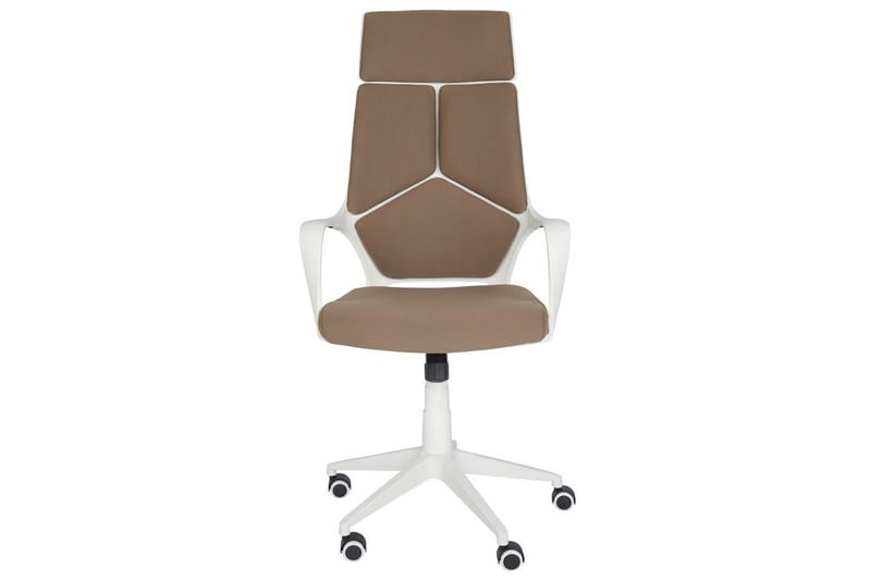 Toimistotuoli Delight Ruskea/Valkoinen - Ruskea/Valkoinen - Huonekalut - Tuoli & nojatuoli - Työtuolit