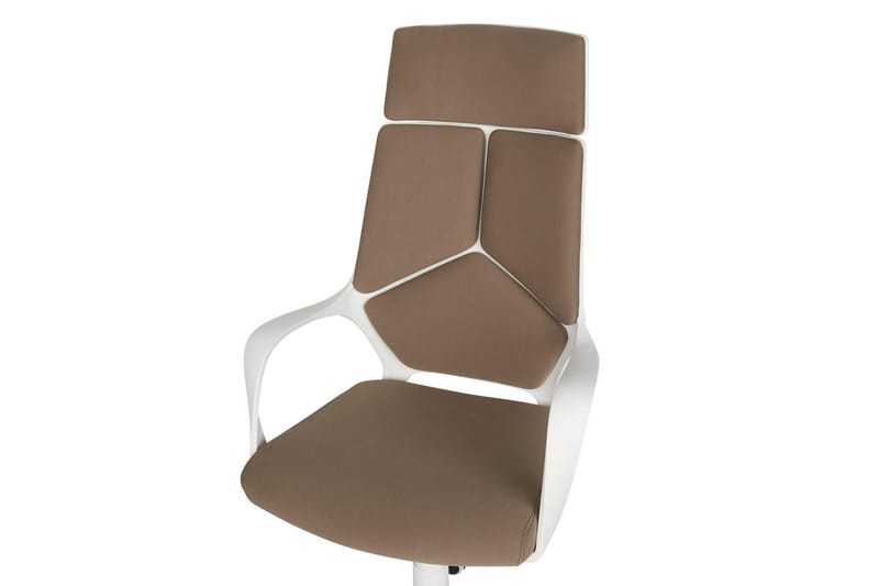 Toimistotuoli Delight Ruskea/Valkoinen - Ruskea/Valkoinen - Huonekalut - Tuoli & nojatuoli - Työtuolit
