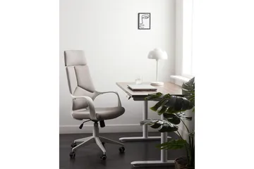 Toimistotuoli Delight Taupe/valkoinen - Taupe/valkoinen - Huonekalut - Tuoli & nojatuoli - Työtuolit