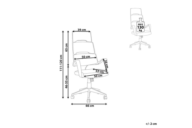 Toimistotuoli Grandiose Sininen/Musta - Sininen/Musta - Huonekalut - Tuoli & nojatuoli - Työtuolit