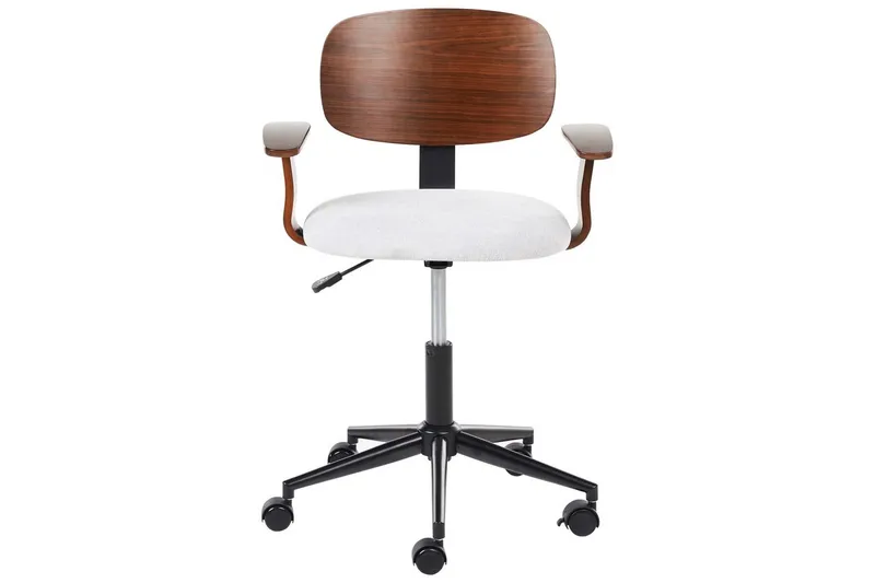 Toimistotuoli Gunnison - Tumma puu, harmaa - Huonekalut - Tuoli & nojatuoli - Työtuolit