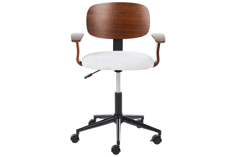 Toimistotuoli Gunnison - Tumma puu, harmaa - Huonekalut - Tuoli & nojatuoli - Työtuolit