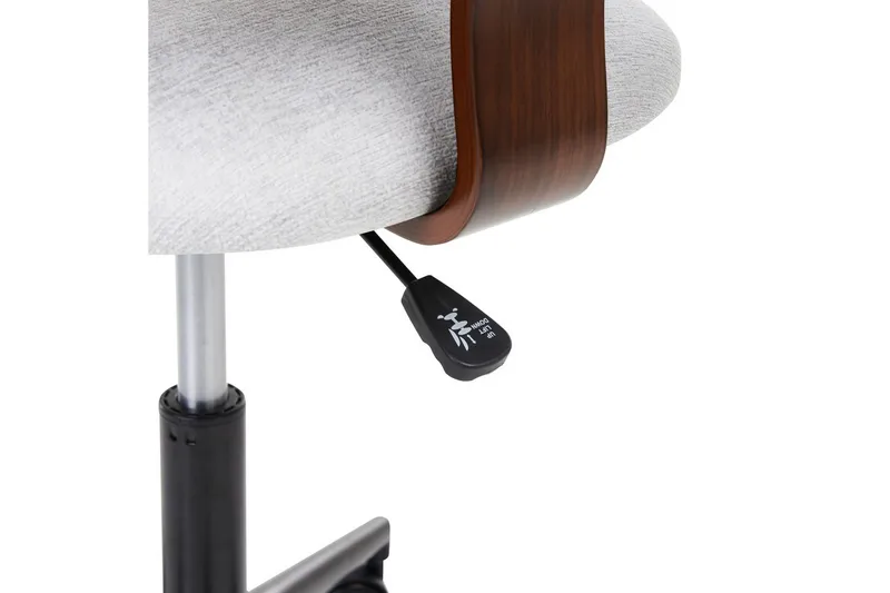 Toimistotuoli Gunnison - Tumma puu, harmaa - Huonekalut - Tuoli & nojatuoli - Työtuolit