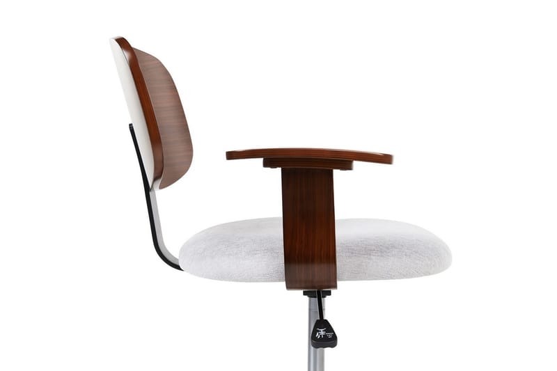 Toimistotuoli Gunnison - Tumma puu, harmaa - Huonekalut - Tuoli & nojatuoli - Työtuolit