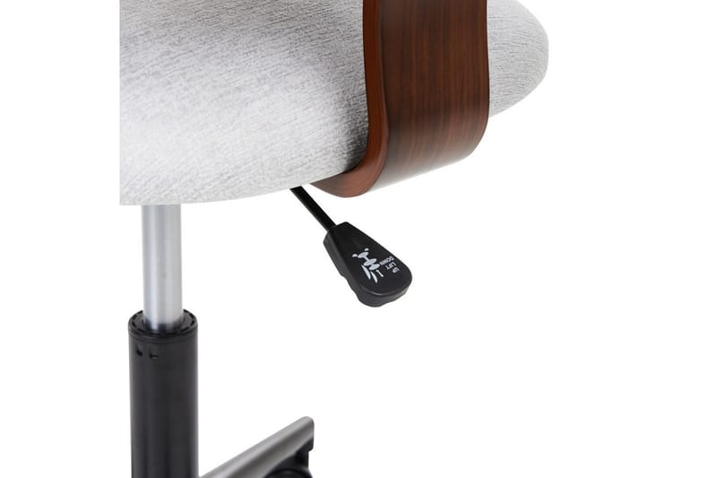 Toimistotuoli Gunnison - Tumma puu, harmaa - Huonekalut - Tuoli & nojatuoli - Työtuolit