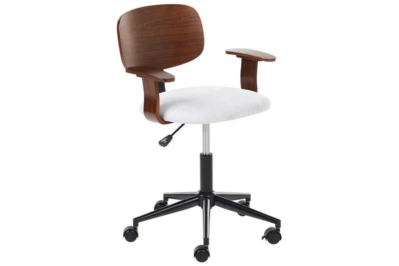 Toimistotuoli Gunnison, Tumma puu, harmaa