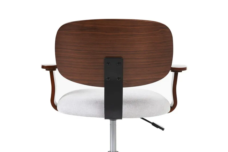 Toimistotuoli Gunnison - Tumma puu, harmaa - Huonekalut - Tuoli & nojatuoli - Työtuolit