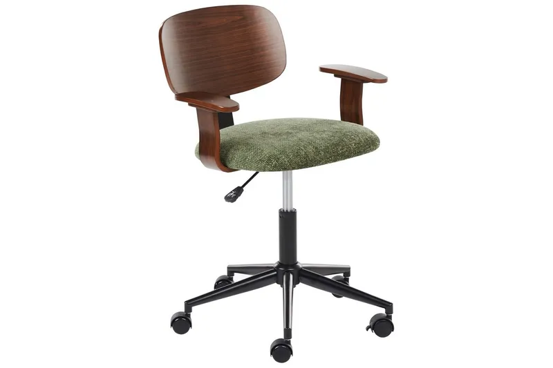 Toimistotuoli Gunnison, Vihreä, tumma puu