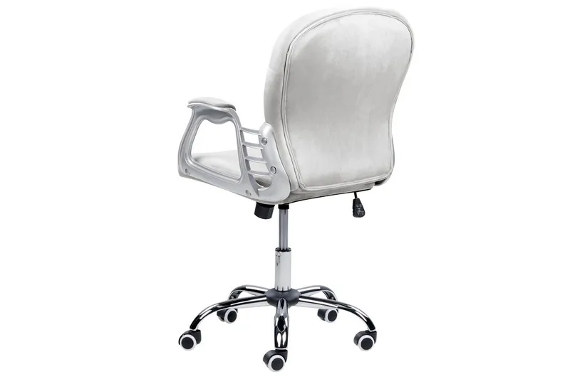 Toimistotuoli kristalleilla Princess Harmaa/hopea/musta - Harmaa/hopea/musta - Huonekalut - Tuoli & nojatuoli - Työtuolit