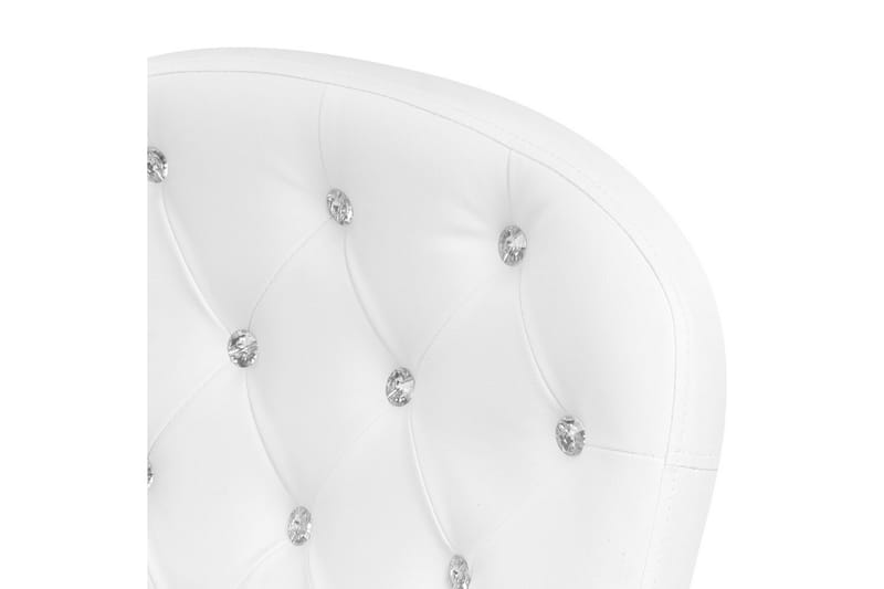 Toimistotuoli kristalleilla Princess Valkoinen/musta/hopea - Valkoinen/musta/hopea - Huonekalut - Tuoli & nojatuoli - Työtuolit