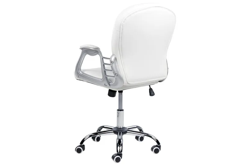 Toimistotuoli kristalleilla Princess Valkoinen/musta/hopea - Valkoinen/musta/hopea - Huonekalut - Tuoli & nojatuoli - Työtuolit