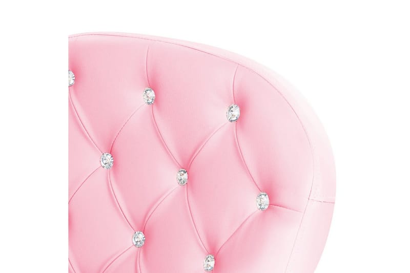 Toimistotuoli kristalleilla Princess Rosa/musta/hopea - Rosa/musta/hopea - Huonekalut - Tuoli & nojatuoli - Työtuolit