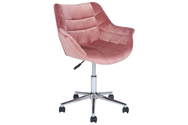 Toimistotuoli Labelle Vaaleanpunainen - Vaaleanpunainen - Huonekalut - Tuoli & nojatuoli - Työtuolit