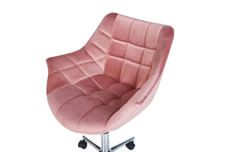 Toimistotuoli Labelle Vaaleanpunainen - Vaaleanpunainen - Huonekalut - Tuoli & nojatuoli - Työtuolit