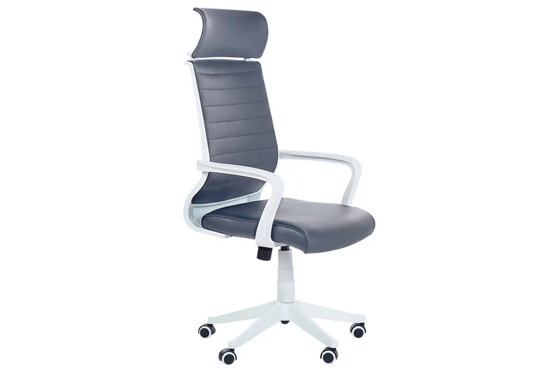 Toimistotuoli Leader Harmaa/valkoinen, Harmaa/valkoinen
