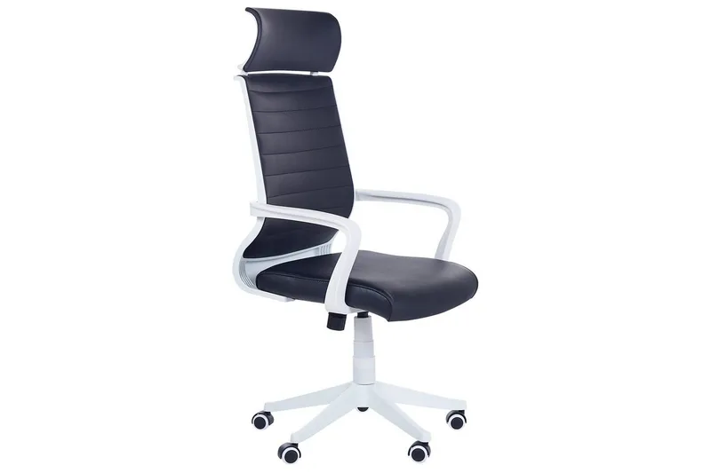 Toimistotuoli Leader Musta/Valkoinen - Musta/Valkoinen - Huonekalut - Tuoli & nojatuoli - Työtuolit