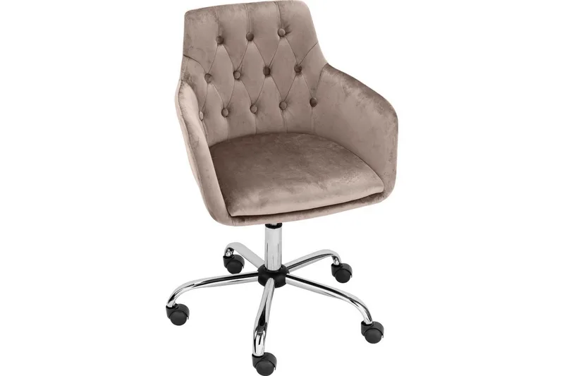 Toimistotuoli Loft24 Toimistotuoli Perry taupe Taupe - Huonekalut - Tuoli & nojatuoli - Työtuolit