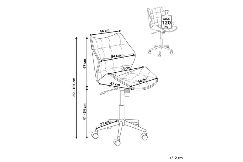 Toimistotuoli Lompoc - Huonekalut - Tuoli & nojatuoli - Työtuolit