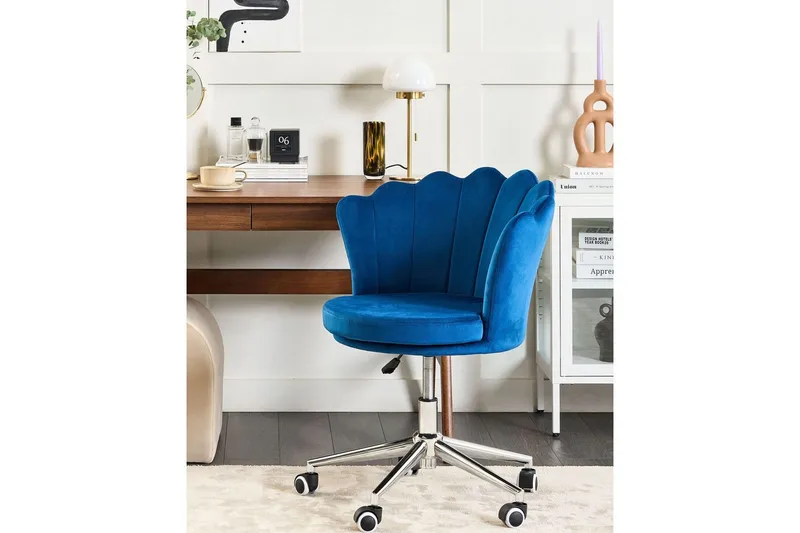 Toimistotuoli Monticello Sininen/Musta/Hopea - Sininen/Musta/Hopea - Huonekalut - Tuoli & nojatuoli - Työtuolit