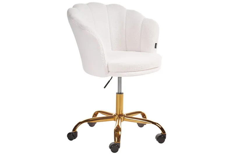 Toimistotuoli Monticello Valkoinen/kulta/musta - Valkoinen/kulta/musta - Huonekalut - Tuoli & nojatuoli - Työtuolit