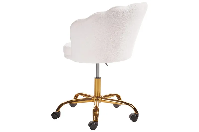 Toimistotuoli Monticello Valkoinen/kulta/musta - Valkoinen/kulta/musta - Huonekalut - Tuoli & nojatuoli - Työtuolit