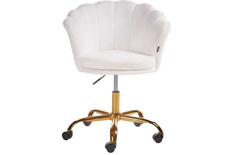 Toimistotuoli Monticello Valkoinen/kulta/musta - Valkoinen/kulta/musta - Huonekalut - Tuoli & nojatuoli - Työtuolit