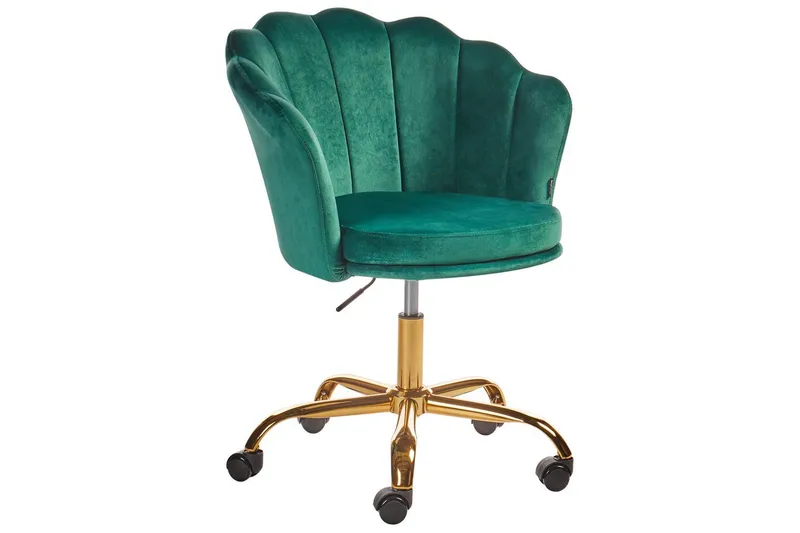 Toimistotuoli Monticello Vihreä/kulta/musta, Vihreä/kulta/musta