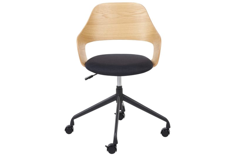 Toimistotuoli Novato - Musta, vaalea puu - Huonekalut - Tuoli & nojatuoli - Työtuolit