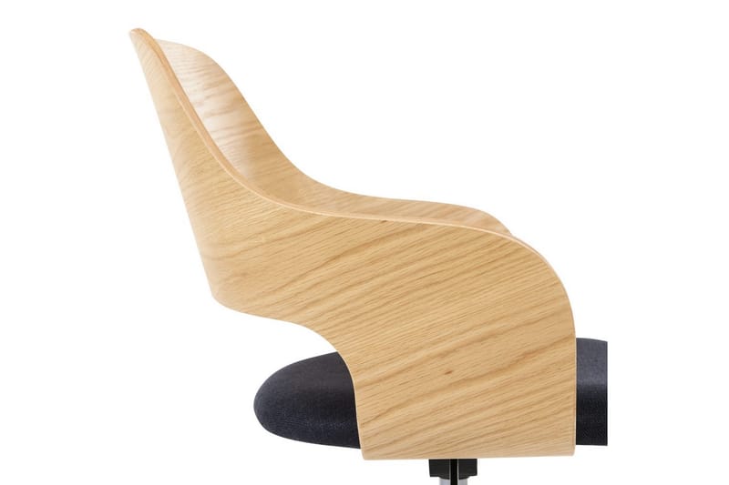 Toimistotuoli Novato - Musta, vaalea puu - Huonekalut - Tuoli & nojatuoli - Työtuolit