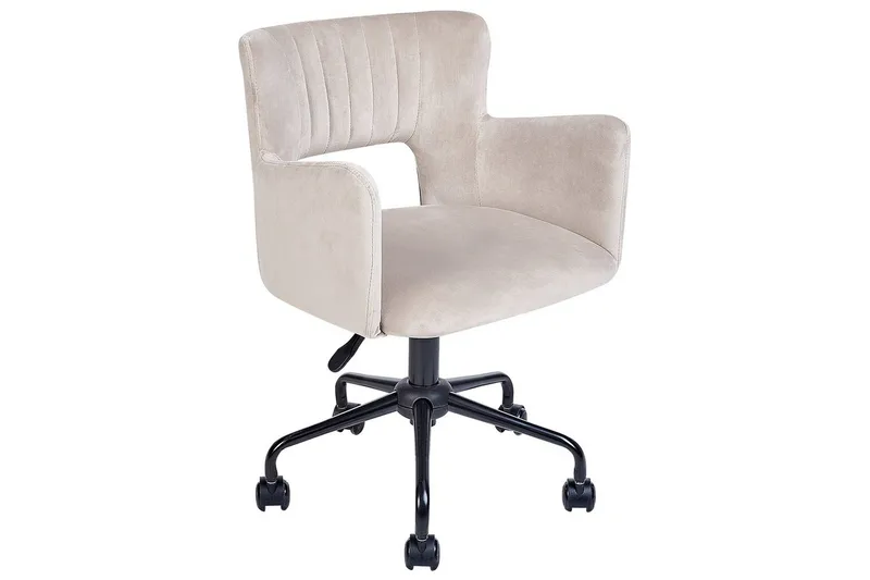 Toimistotuoli Sanilac Beige/Harmaa/Musta, Beige/Harmaa/Musta