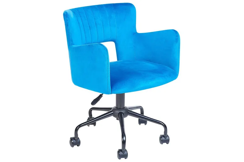 Toimistotuoli Sanilac Sininen - Sininen - Huonekalut - Tuoli & nojatuoli - Työtuolit