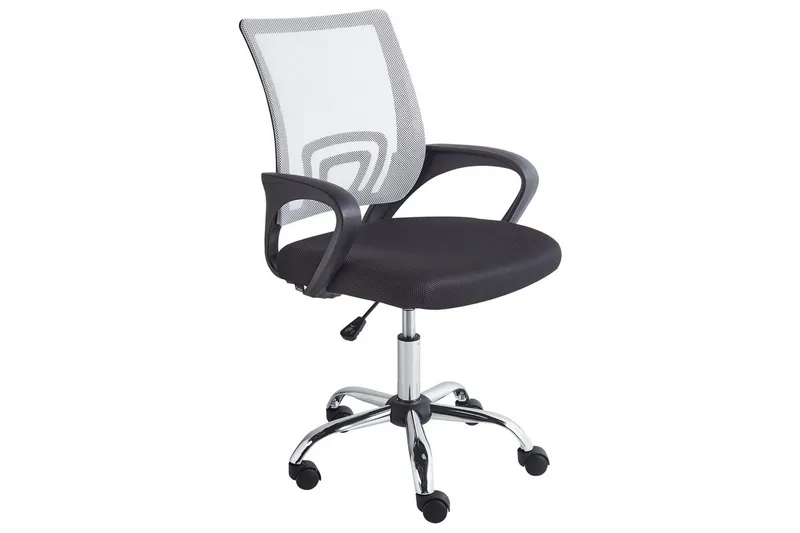 Toimistotuoli Solid, Musta, valkoinen, hopea