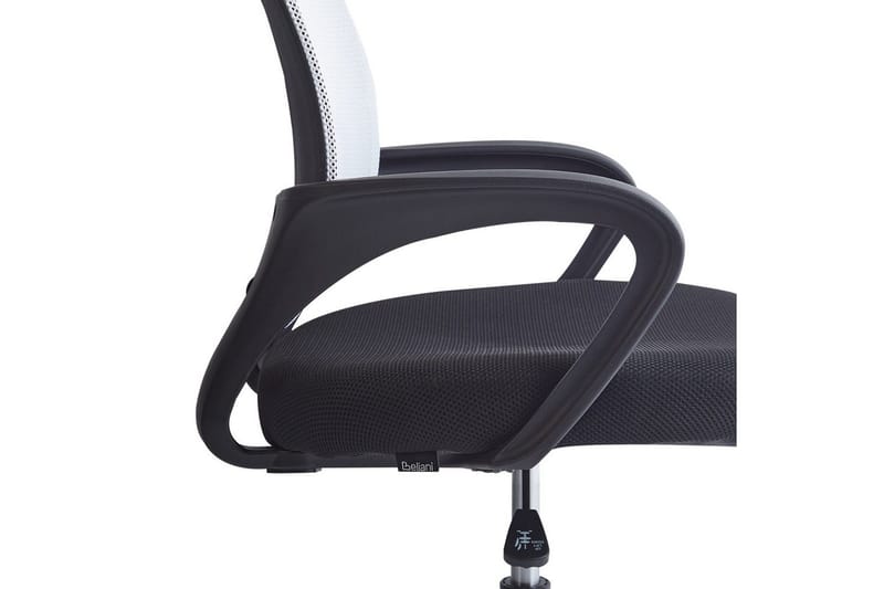 Toimistotuoli Solid - Musta, valkoinen, hopea - Huonekalut - Tuoli & nojatuoli - Työtuolit