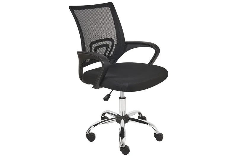 Toimistotuoli Solid Musta/Hopea, Musta/Hopea