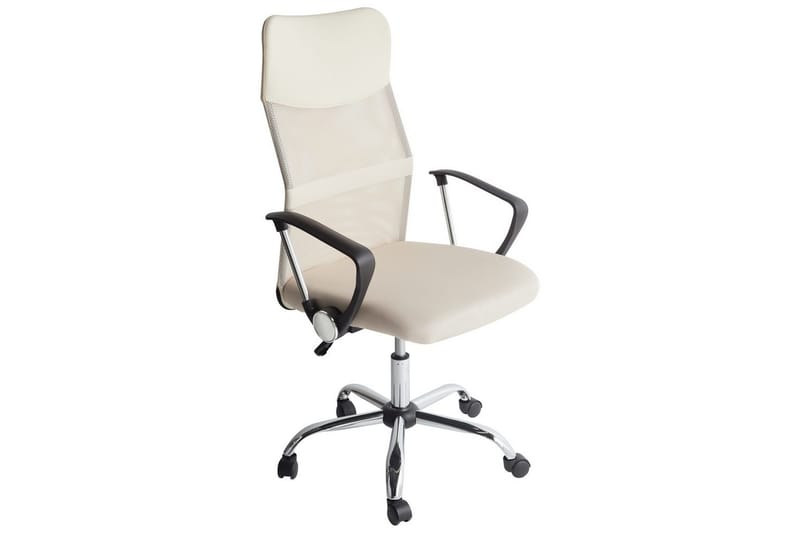 Toimistotuoli Suunnittelu Beige/Musta/Hopea - Beige/Musta/Hopea - Huonekalut - Tuoli & nojatuoli - Työtuolit