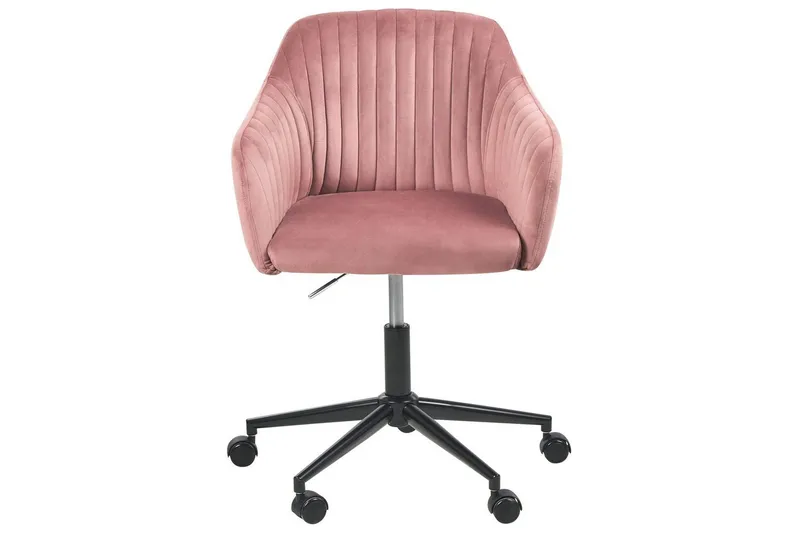 Toimistotuoli Venice Vaaleanpunainen/Musta - Vaaleanpunainen/Musta - Huonekalut - Tuoli & nojatuoli - Työtuolit
