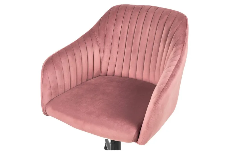 Toimistotuoli Venice Vaaleanpunainen/Musta - Vaaleanpunainen/Musta - Huonekalut - Tuoli & nojatuoli - Työtuolit